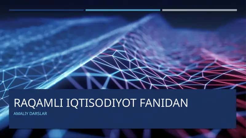 Blokcheyn texnologiyasi