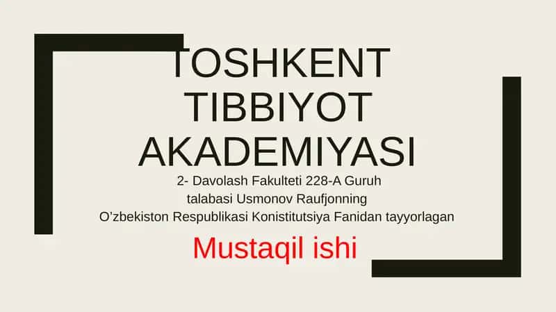 Odil sudlov tushunchasi