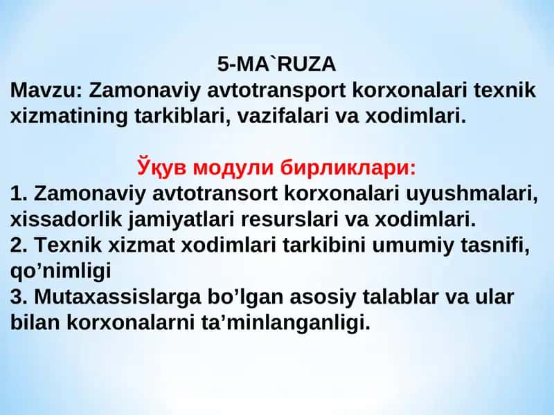 5-MA`RUZA