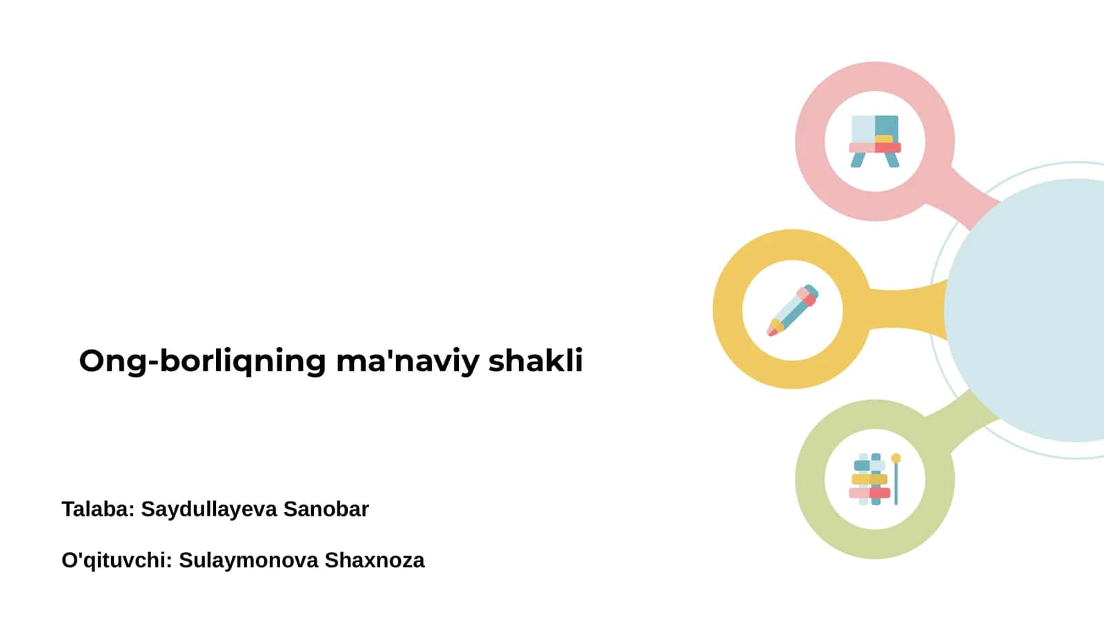 Ong-borliqning ma'naviy shakli