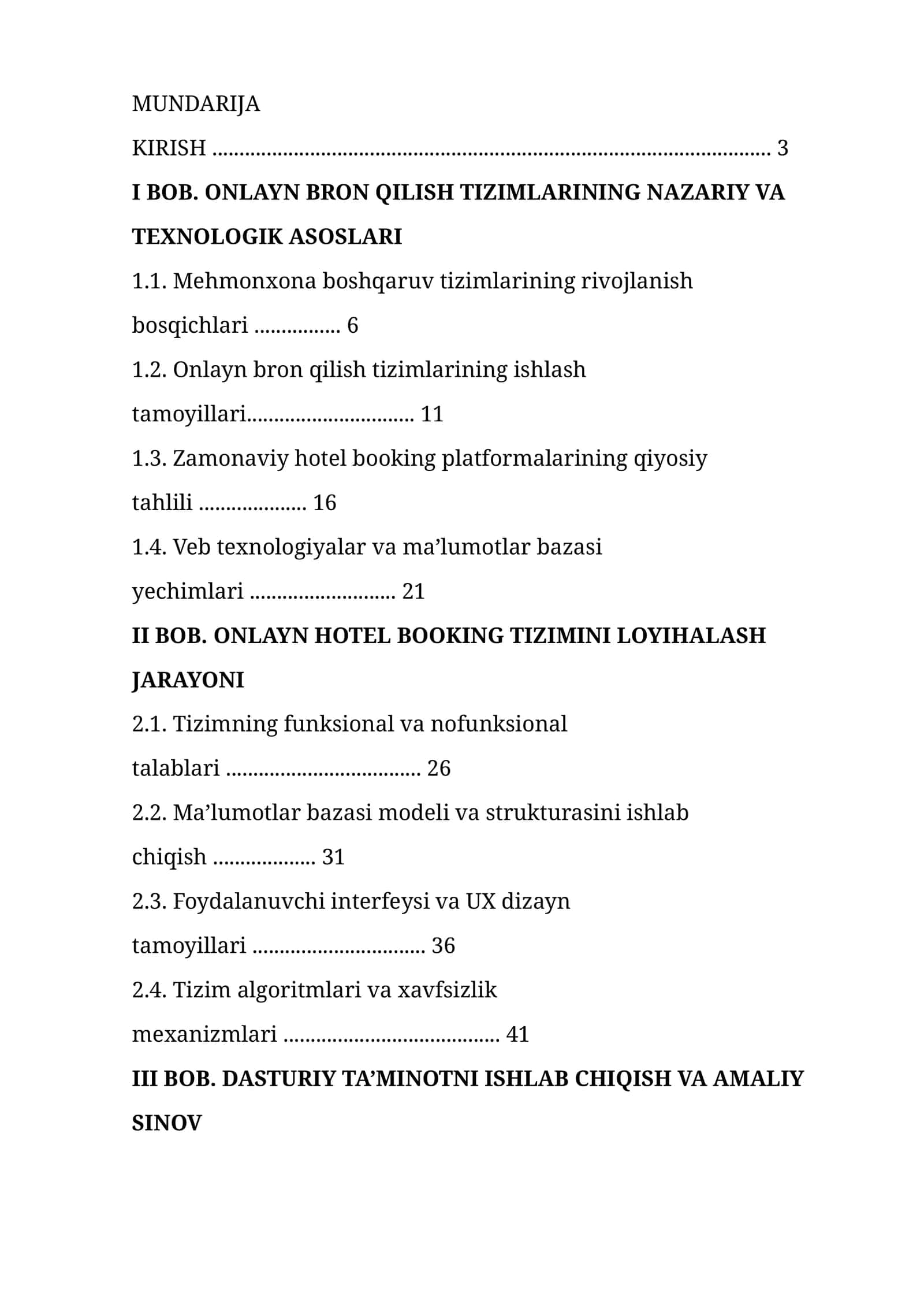 Mehmonxona Boshqaruv Tizimlari
