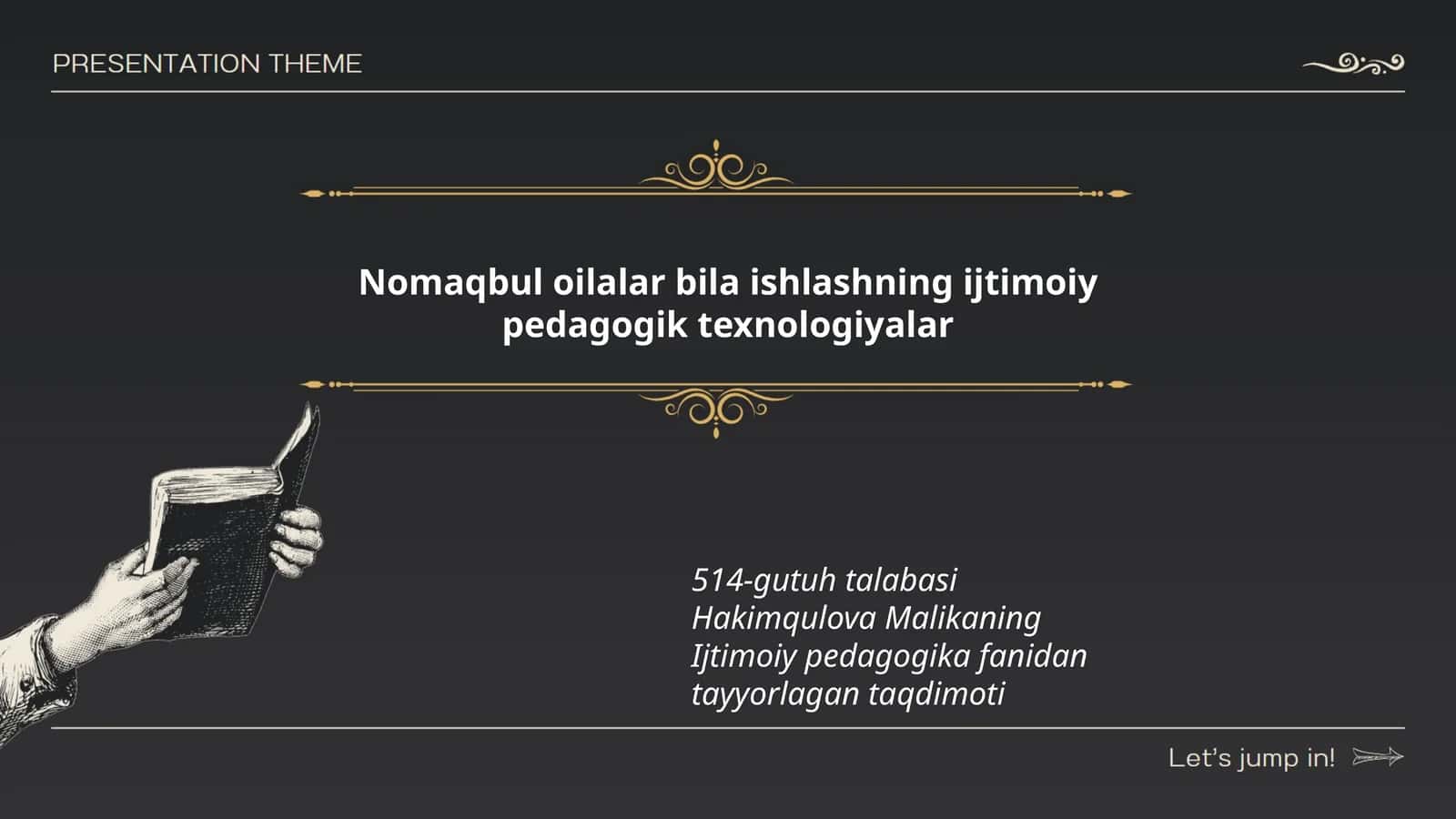 Ijtimoiy pedagogik texnologiyalar