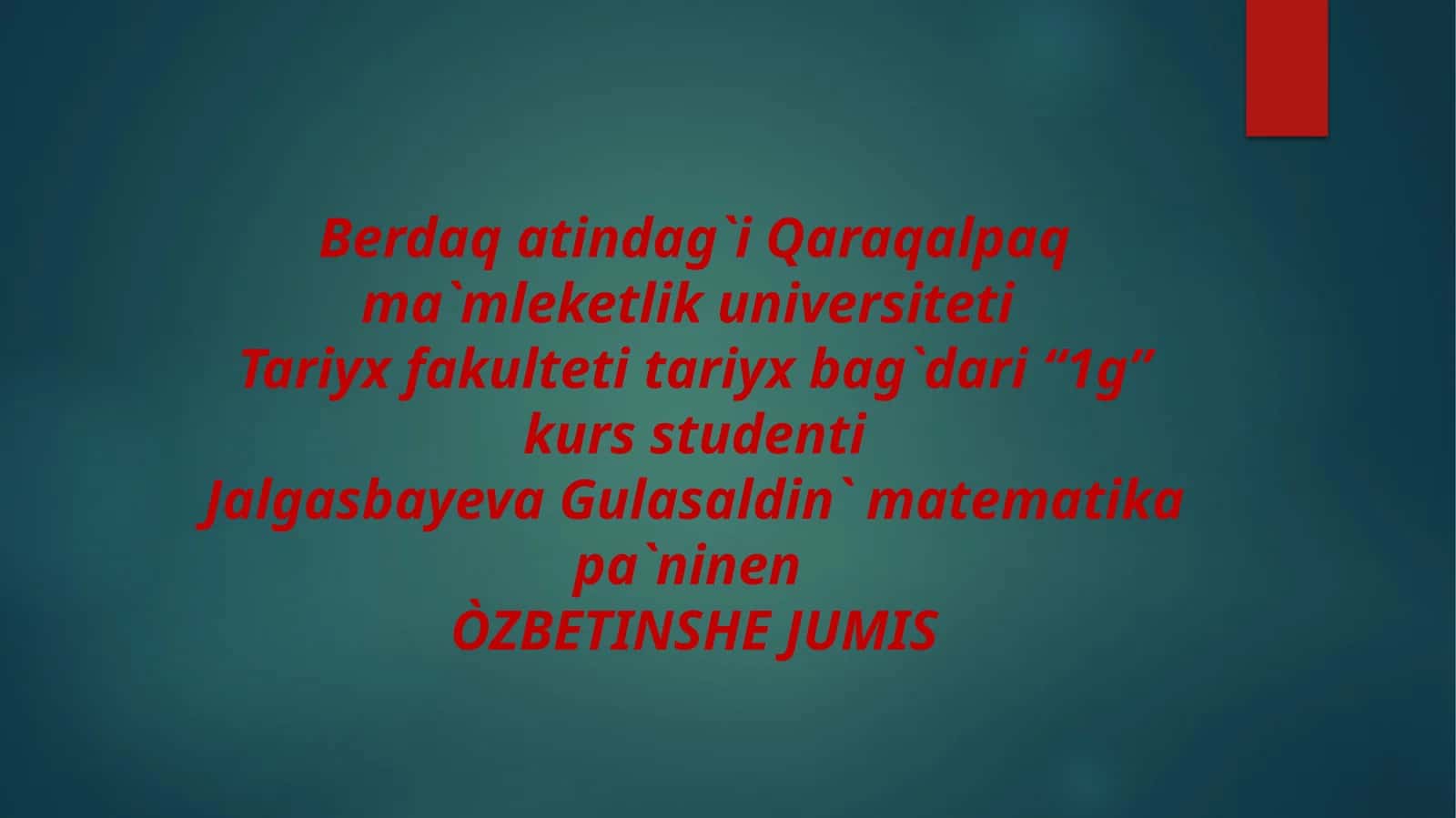 Funksiyalar turlari