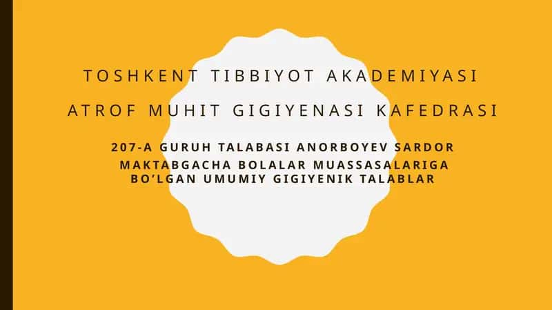 Bolalar va oʻsmirlar gigiyenasi