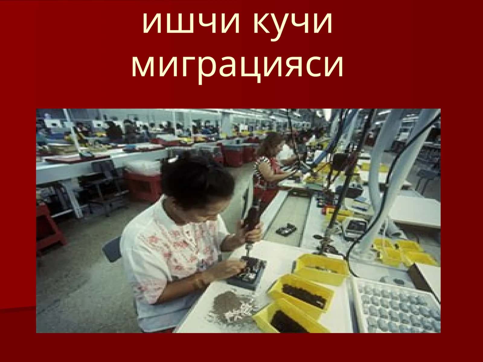 Жаҳон иқтисодиётида ишчи кучи миграцияси