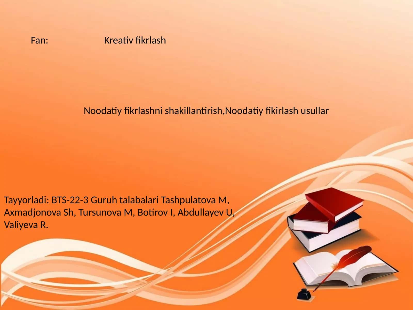 Kreativ fikrlash