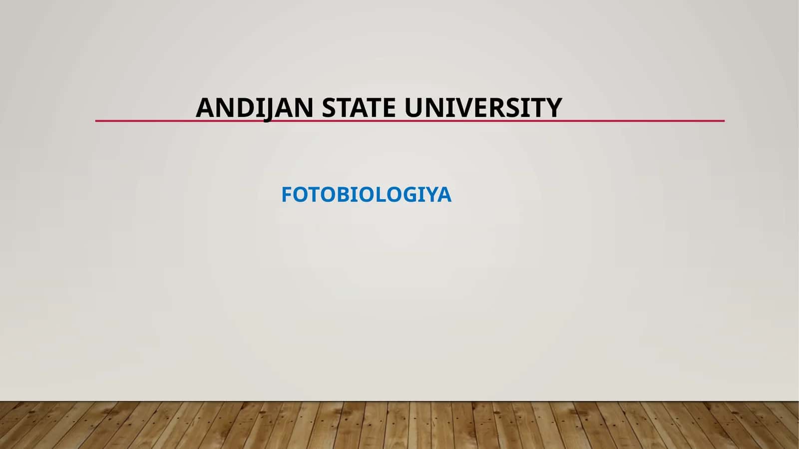 FOTOBIOLOGIYA