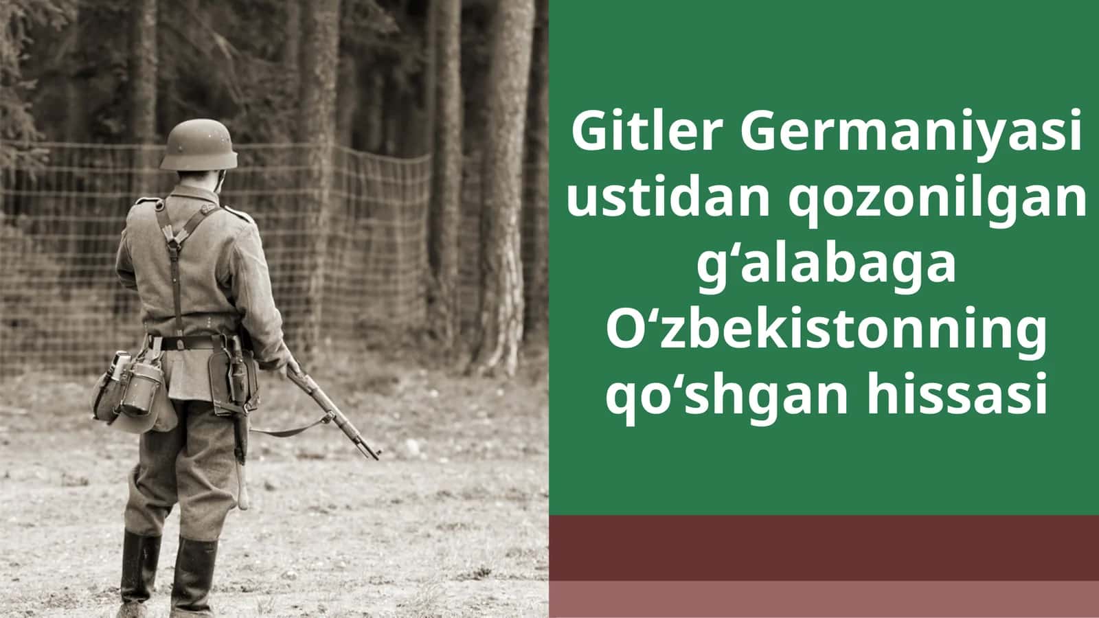 O‘zbekistonning qo‘shgan hissasi