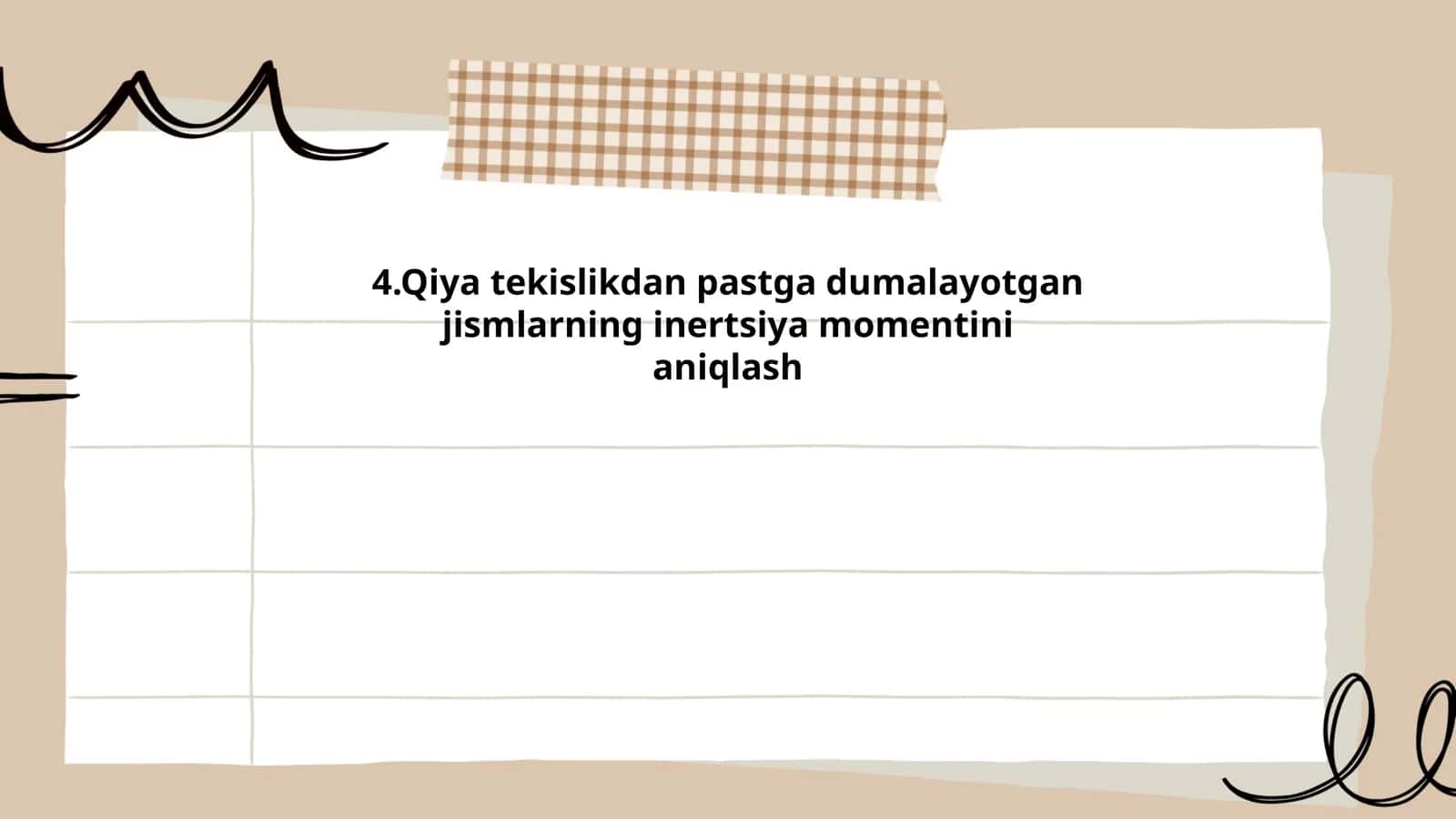 Yòldosheva Zulayhoning fizika fanidan tayorlagan taqdimoti