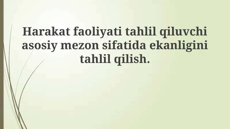Motor faoliyati