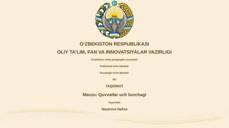 Quvvatlar uch burchagi