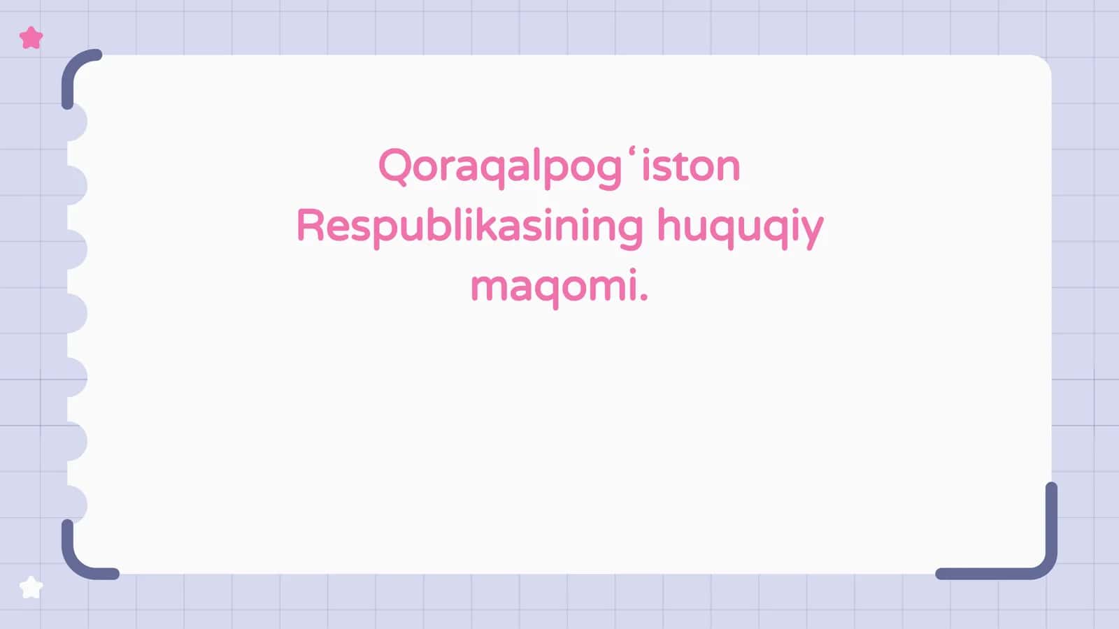 Qoraqalpogʻiston Respublikasi bilan tanishtirish
