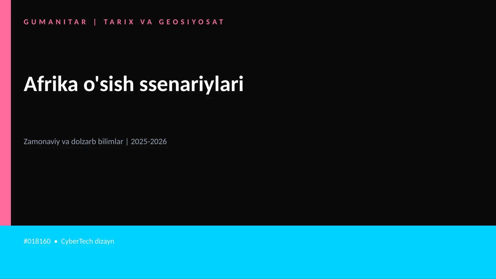 Afrika o'sish ssenariylari