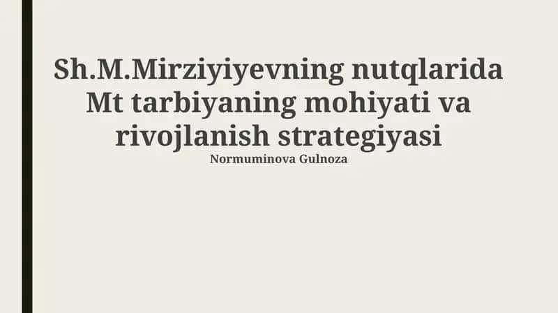 Yoshlar Tarbiyasi va Ma'naviy-Axloqiy Kamol