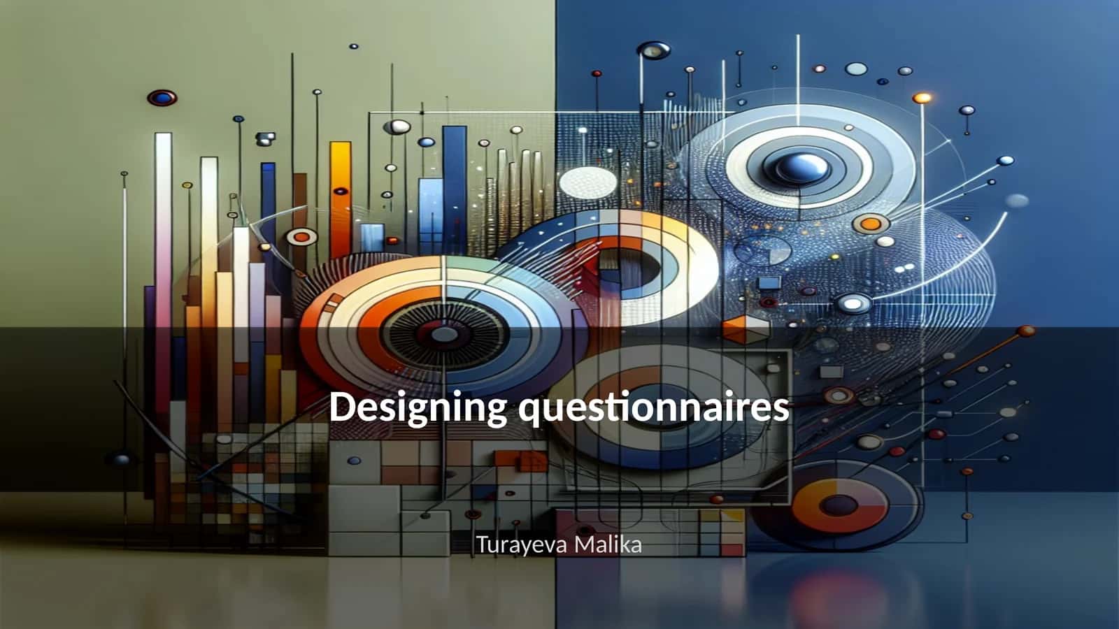 Designing questionnaires