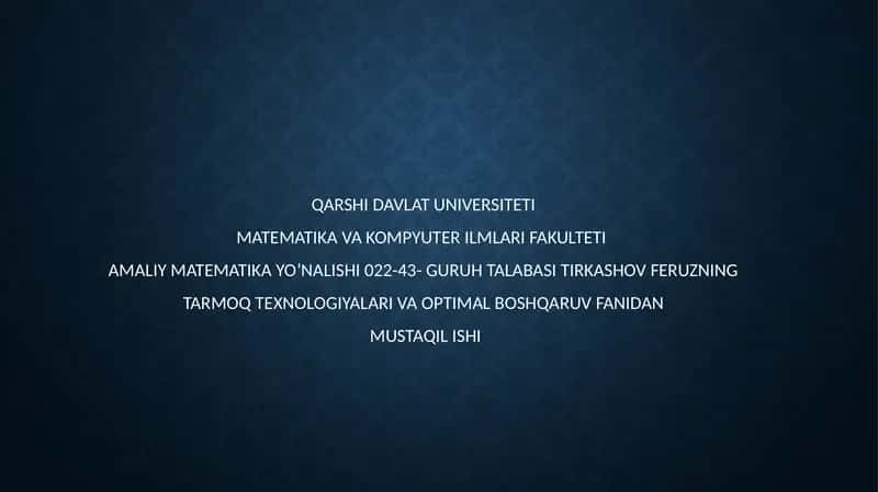 Kompyuter tarmoq protokollari