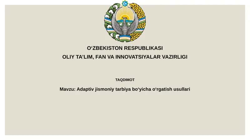 Adaptiv jismoniy tarbiya