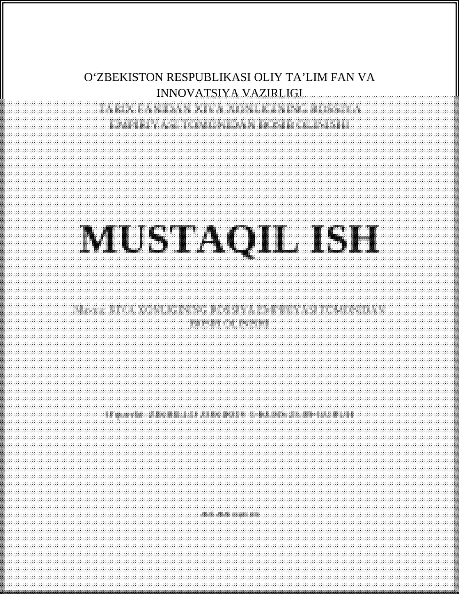 XIVA XONLIGINING ROSSIYA EMPIRIYASI TOMONIDAN BOSIB OLINISHI