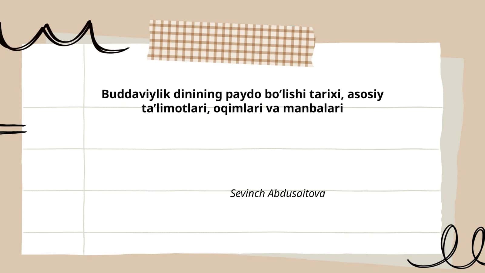 Buddaviylik Dinining Paydo Bo‘lishi Tarixi