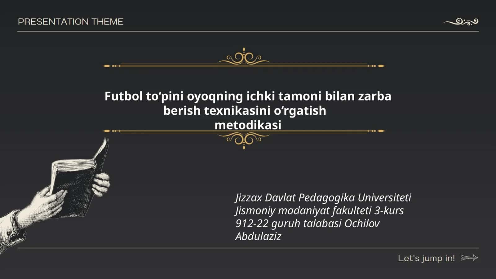 Futbol to‘pini oyoqning ichki tamoni bilan zarba berish texnikasini o‘rgatish metodikasi