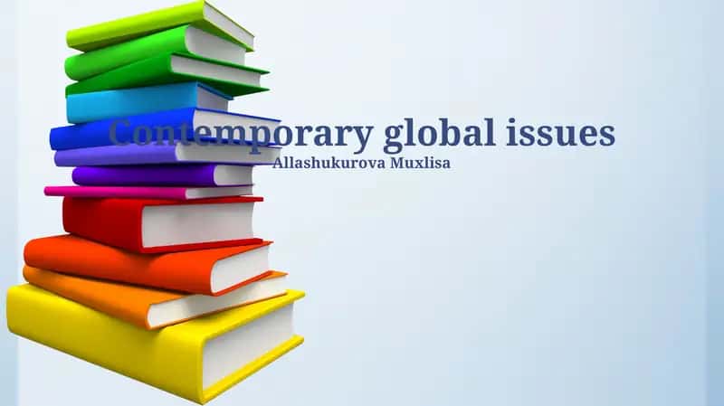 Contemporary global issues