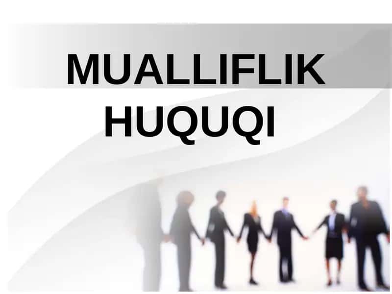 Mualliflik Huquqi