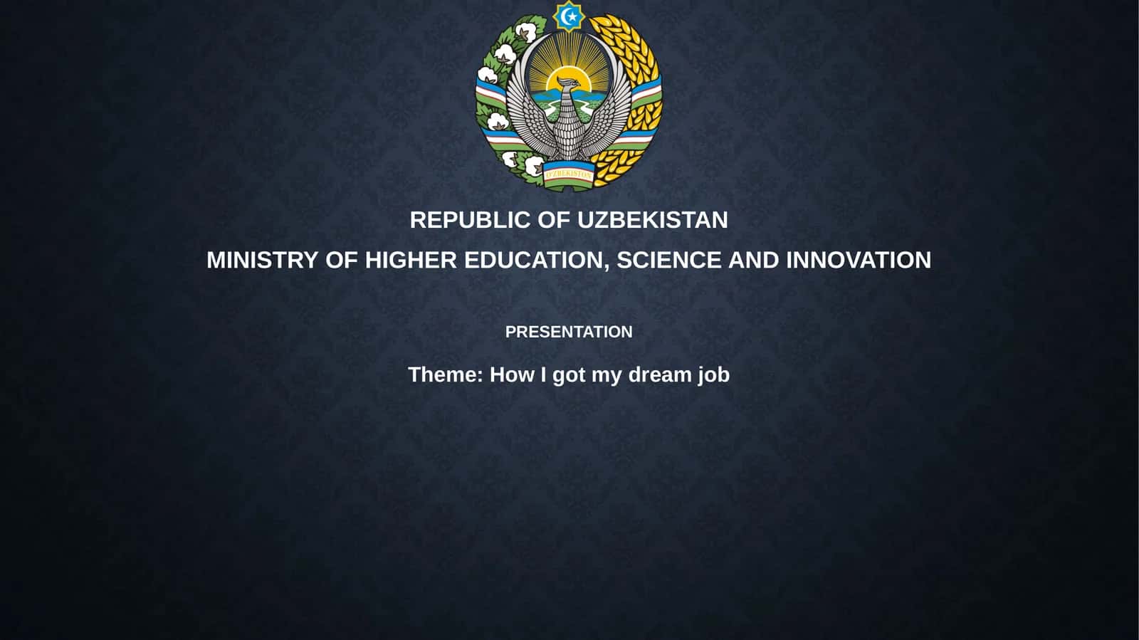 How I got my dream job