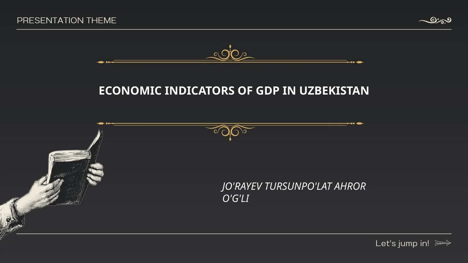 ECONOMIC INDICATORS OF GDP IN UZBEKISTAN