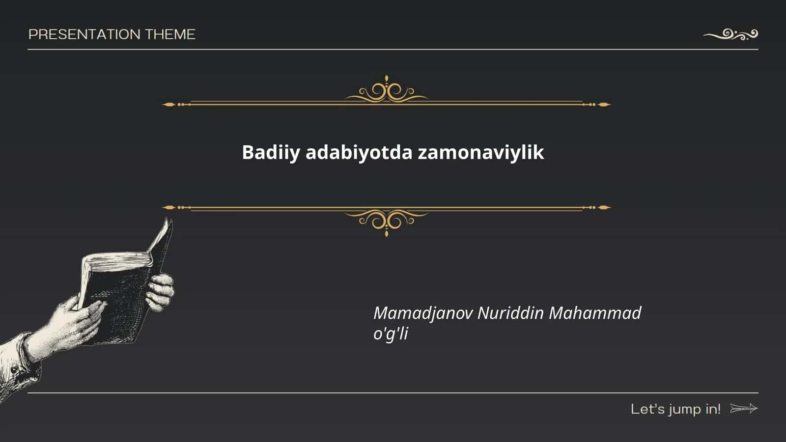 Zamonaviy badiiy adabiyotda axborot texnologiyalari ta'siri