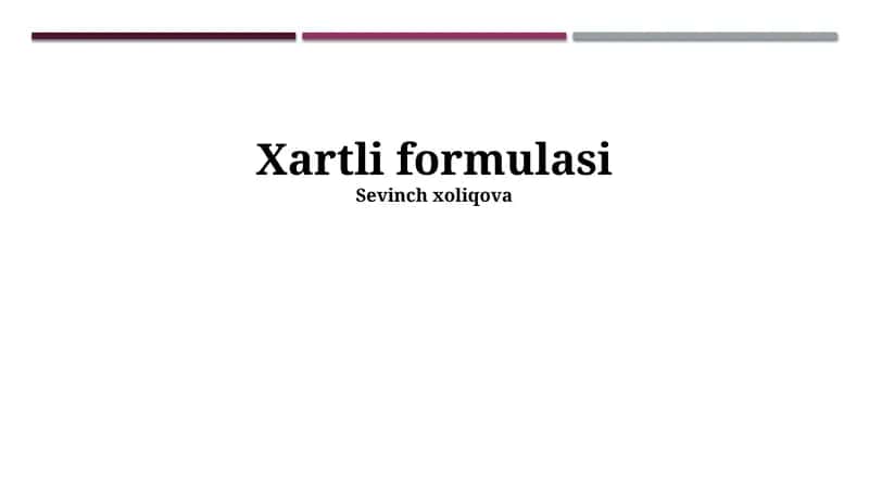Parabolaning tenglamasi