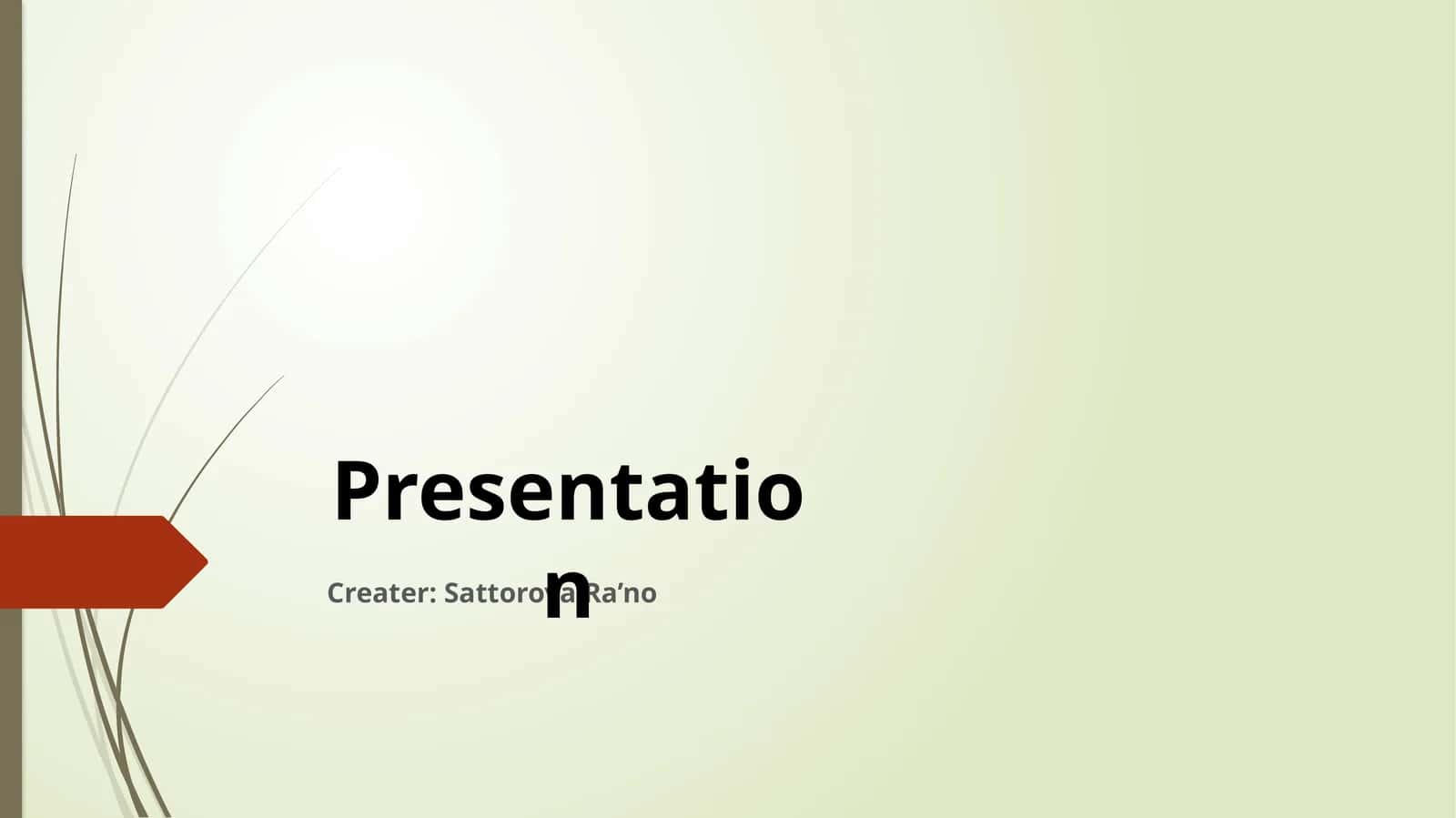 MS PowerPoint Taqdimotlari