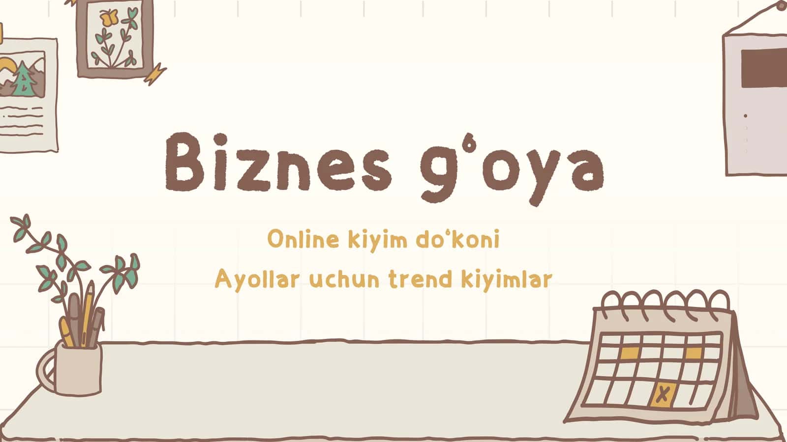 Online kiyim do‘koni