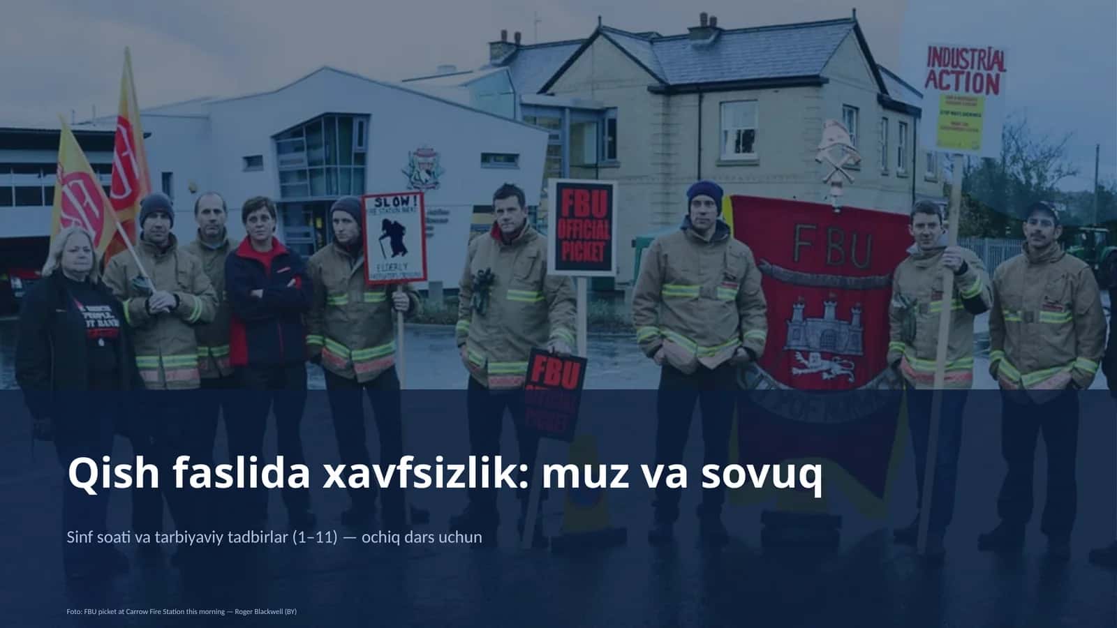 Qish faslida xavfsizlik: muz va sovuq