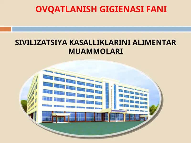 OVQATLANISH GIGIENASI FANI