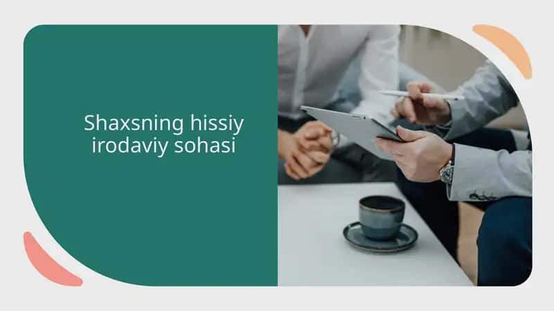 Shaxsninghissiyirodaviysohasi