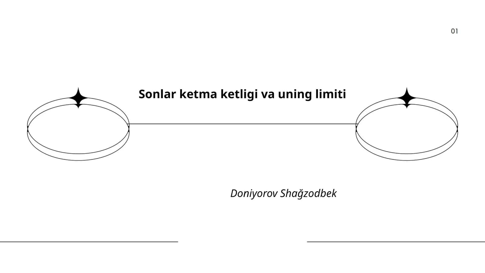 Sonlar ketma ketligi va uning limiti