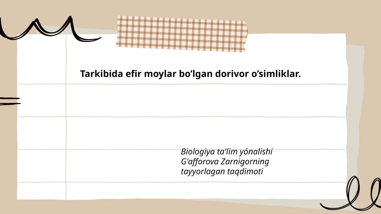 Efir moylari ta'siridagi fitoterapiya