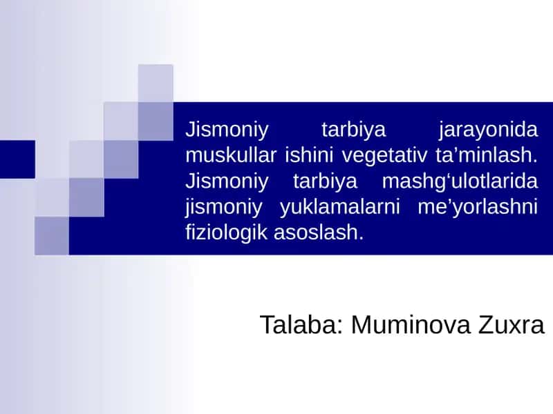 Jismoniy tarbiya tizimi