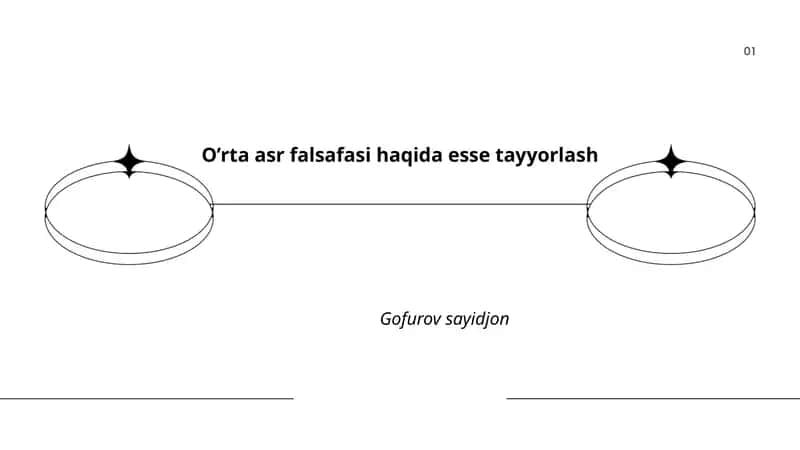 O’rta asr falsafasi haqida esse tayyorlash