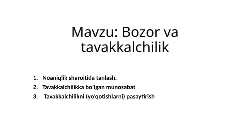 Mikroiqtisodiyot Darslik