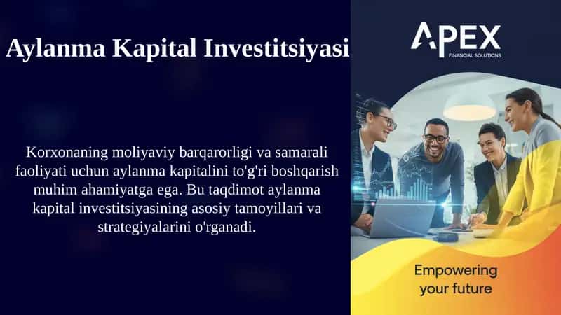 Aylanma Kapital Investitsiyasi
