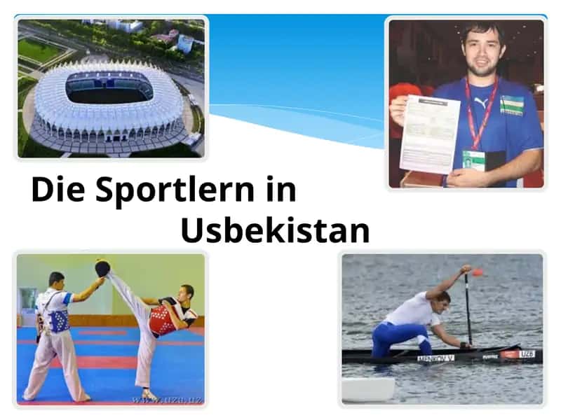 Die Sportlernin Usbekistan