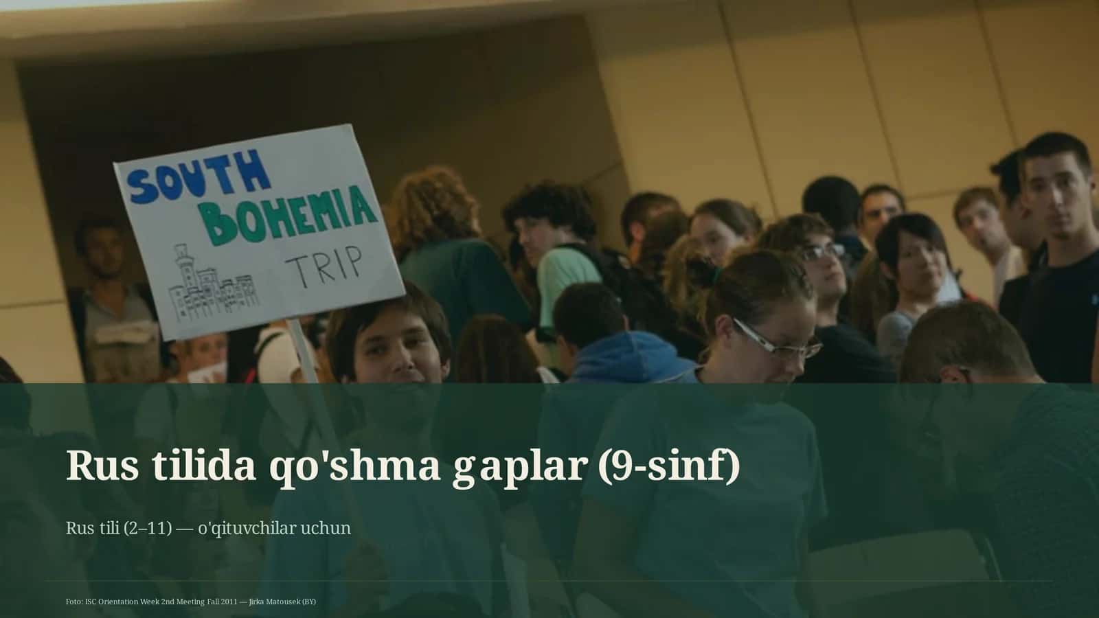Rus tilida qo'shma gaplar (9-sinf)