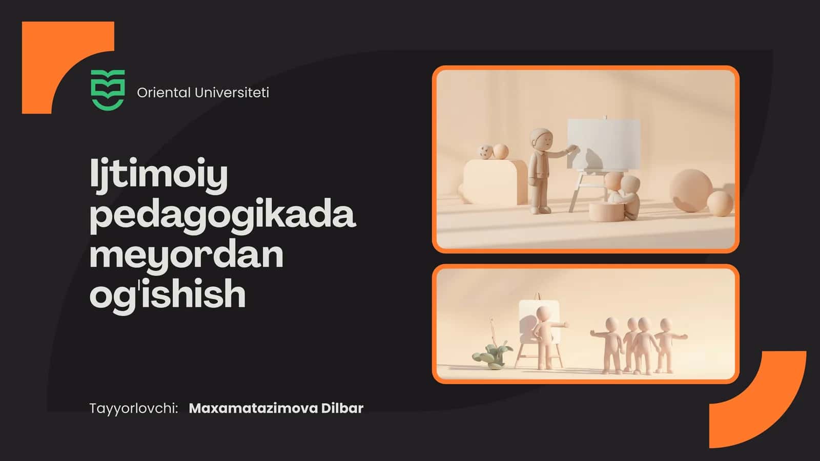 Ijtimoiy pedagogikada meyordan og'ishish