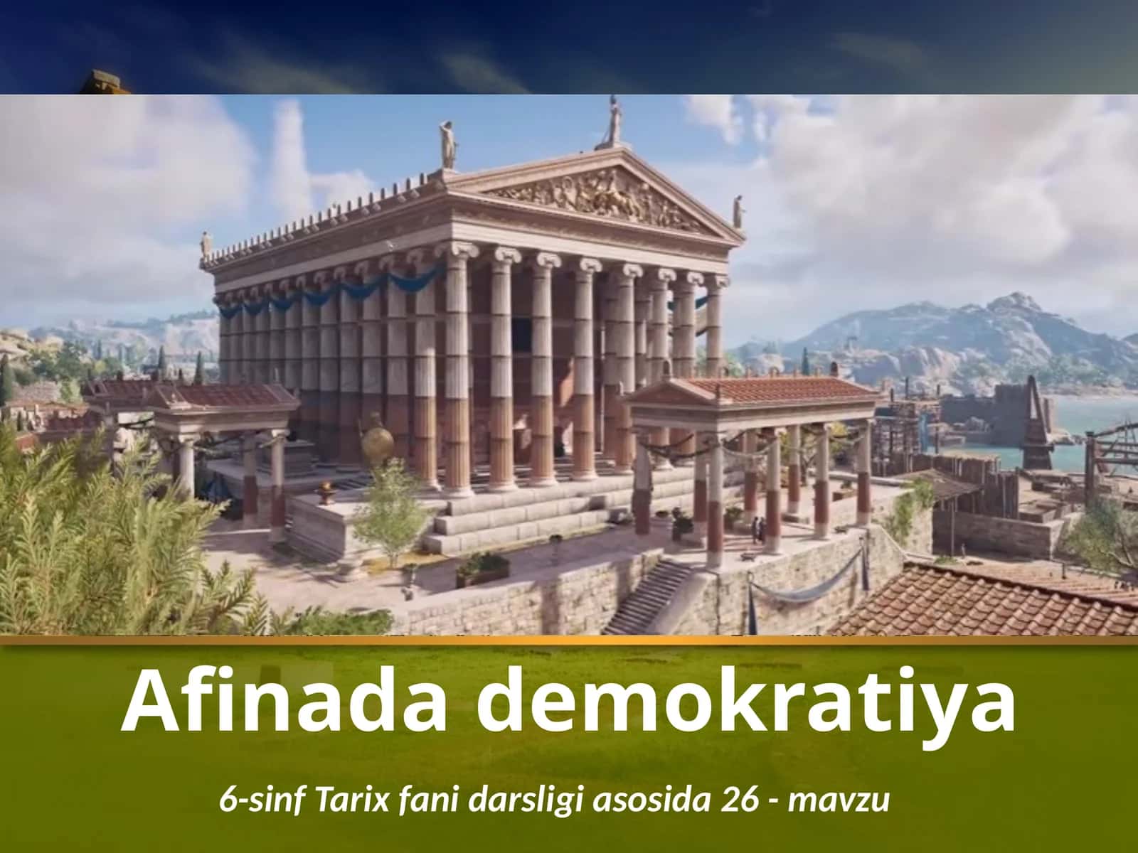 6-sinf Tarix fanidan faol ishlar