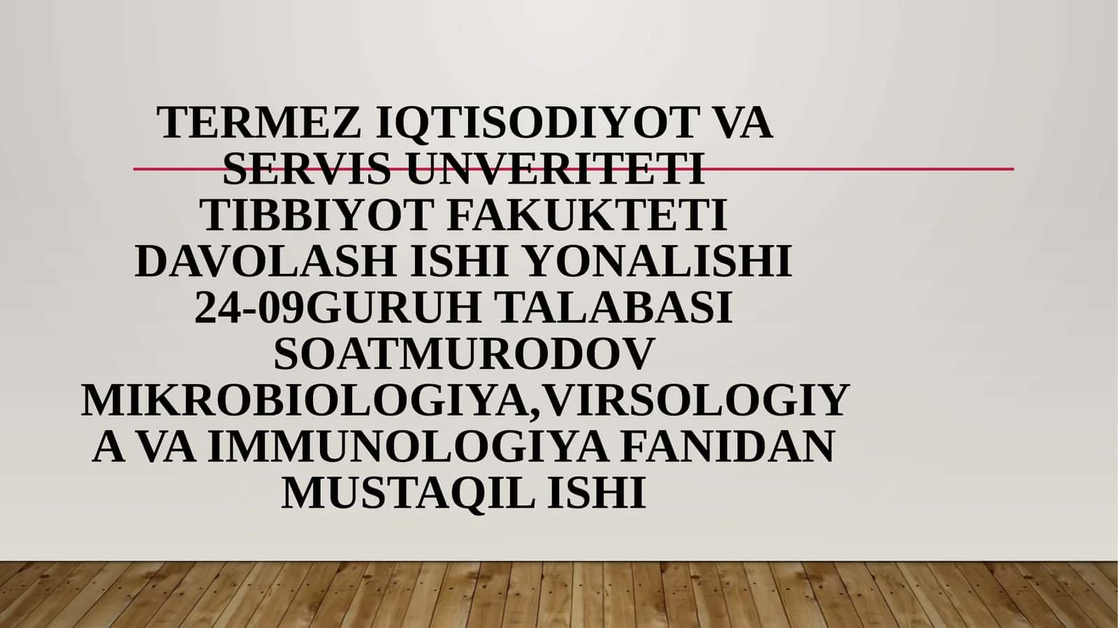Endogen parazitar kasalliklar, klassifikatsiyasi, patogenezi, laboratoriya tashxisi
