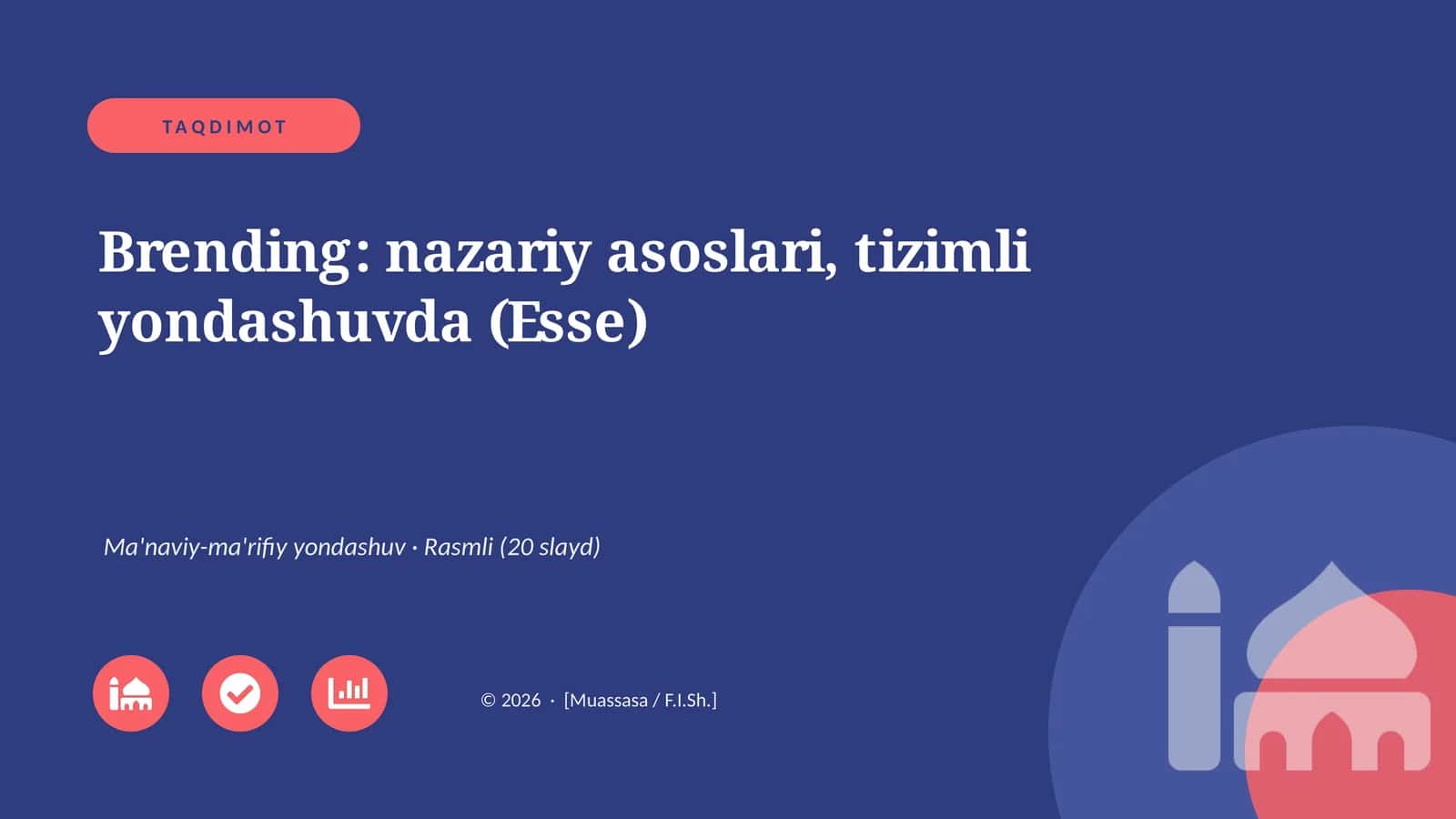 Brending: nazariy asoslari, tizimli yondashuvda (Esse)