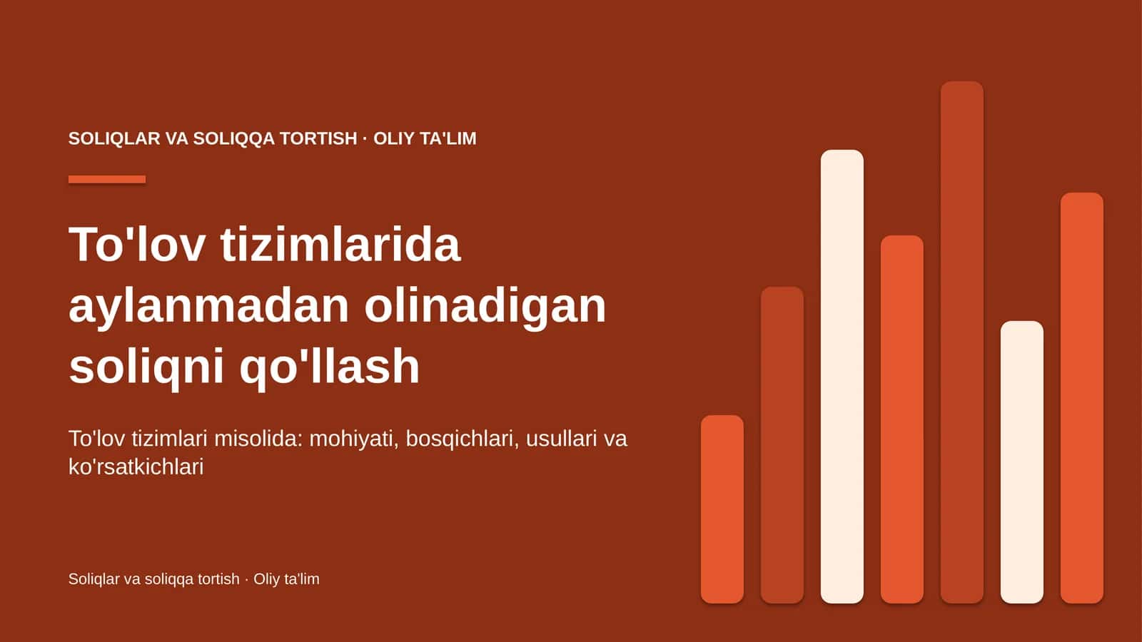to'lov tizimlarida aylanmadan olinadigan soliqni qo'llash 5529