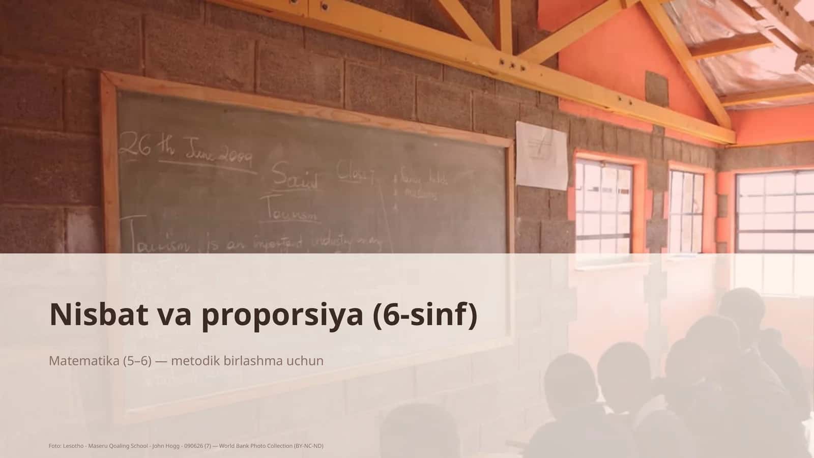 Nisbat va proporsiya (6-sinf)