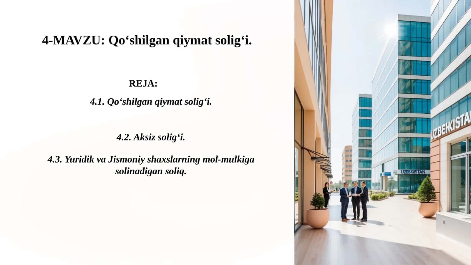 Qo‘shilgan qiymat solig‘i